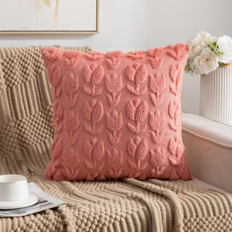 Rose red-pillow cover