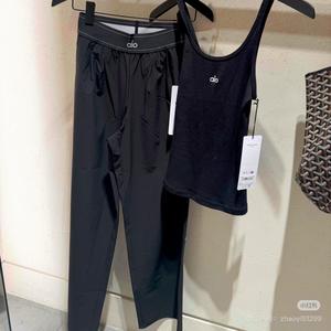 Pantalon de survêtement ample AL0 pour <span class=keywords><strong>femme</strong></span>, pantalon large, vêtements <span class=keywords><strong>d</strong></span>'<span class=keywords><strong>été</strong></span>, ensemble de survêtement pour <span class=keywords><strong>femme</strong></span> - Product Image 6