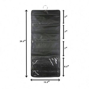 Bolsa DE ASEO colgante de muestra gratis, organizador pequeño de bolsa de maquillaje, logotipo personalizado para cosméticos, maquillaje, joyería, artículos de tocador, herramientas de afeitado - Product Image 2