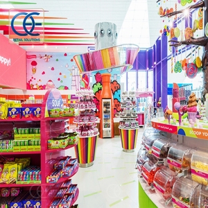 Fashion Candy <strong>Display</strong> Racks Confectionery Store <strong>Fixtures</strong> Sweet <strong>Display</strong> Furniture Sugar <strong>Custom</strong> Candy Shop Decorations - Product Image 5