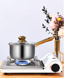 Bộ nồi chảo inox 12 món, chống dính, dùng được trên bếp từ, có thể tùy chỉnh, bán sỉ, dùng cho nhà bếp và cắm trại - Product Image 4