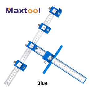 Regolabile punzone guida trapano strumenti manuali grado fai da te Cabinet Hardware Jig per l'installazione di maniglie OEM supporto personalizzato - Product Image 1