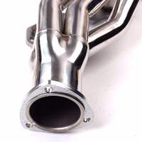 Collecteur d'échappement en acier inoxydable Target, structure polie. Compatible avec les camions Chevy GMC 305 350 5.7L de 1988 à 1995, EH28022, garantie d'un an