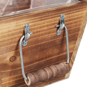 Pot <span class=keywords><strong>de</strong></span> plantes en bois Pot <span class=keywords><strong>de</strong></span> plantation <span class=keywords><strong>de</strong></span> plantes en bois vintage Boîte à fleurs en bois pour <span class=keywords><strong>salon</strong></span> <span class=keywords><strong>de</strong></span> <span class=keywords><strong>jardin</strong></span> - Product Image 5