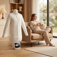 Nouvel Arrivage Fer à Vapeur Intelligent 3-en-1 Séchoir à Vêtements Élimination Automatique des Plis Entretien Domestique des Vêtements