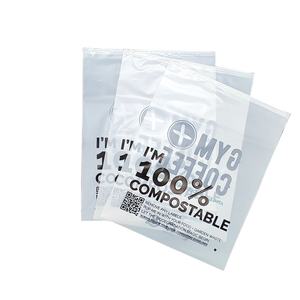 Sacs personnalisables réutilisables, sachets à fermeture éclair, biodégradables, pour la livraison de vêtements, 100% unités - Product Image 1