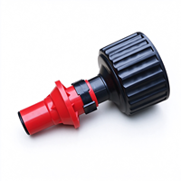 Bouchon de bec verseur auto-ventilant anti-fuite pour bidon jerrycan en plastique HDPE, pour essence, diesel, produits chimiques, vente en gros