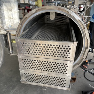 La storta alimentare ad alta temperatura e alta pressione sterilizza accuratamente il cibo - Product Image 2