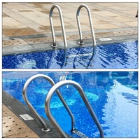 Échelle de piscine antidérapante Water Faery, construction en acier inoxydable, vente en gros directe d'usine pour piscines commerciales et résidentielles