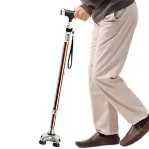 Bastão de caminhada reallife ajustável, para idosos, altura, liga de alumínio, terapia de reabilitação, suprimentos para caminhada
