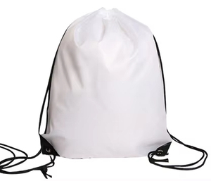 Bán buôn Polyester Chất liệu Vải tập thể dục tùy chỉnh kích thước in logo Ba lô có thể gập lại Nylon chống thấm nước xách tay dây kéo túi - Product Image 5