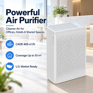 <span class=keywords><strong>Purificateur</strong></span> <span class=keywords><strong>d</strong></span>'<span class=keywords><strong>air</strong></span> <span class=keywords><strong>pour</strong></span> grandes pièces CADR 400 en gros <span class=keywords><strong>pour</strong></span> bureaux, hôtels, cliniques, espaces commerciaux avec OEM ODM, entrepôt américain et certifications ETL EPA CE FCC - Product Image 2