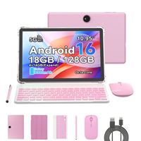 Nouvelle tablette P13 MAX Android 16.0 Octa Core 10.95 pouces, 4 Go + 14 Go de RAM, 128 Go de ROM, batterie 8000 mAh, WiFi 5G, BT5.0, charge rapide