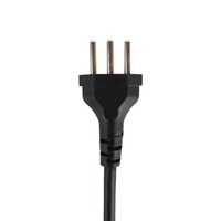Certification UC brésilienne prise 3 broches cordon d'alimentation pour ordinateur portable-cordon d'alimentation secteur brésilien cordon électrique cordons IEC câble de chargeur pour ordinateur portable