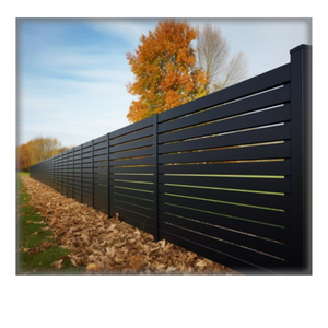 Paneles de Cerca de Aluminio con Listones para Exteriores |   Sistema de Cercas de Privacidad Resistentes a la Oxidación para Proyectos de Portones y Pérgolas |   Suministro de Fábrica - Product Image 4