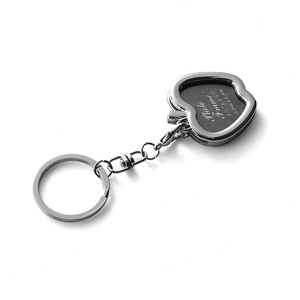 Photo Frame Keychain Metal Frame Keychain Apple Shape Keyring <b>Locket</b> Photo Frame Wedding Gifts - Product Image 5
