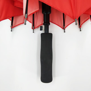 Parapluie de golf coupe-vent en pongé, ouverture automatique, fermeture manuelle, poignée en <span class=keywords><strong>EVA</strong></span>, durable, impression de logo personnalisée, idéal pour cadeau d'affaires, vente en gros - Product Image 3
