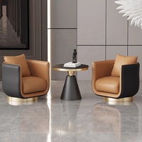 Chaise de canapé de luxe légère petite Table pour réception d'hôtel zone de loisirs café négociation table du département des ventes