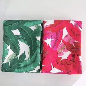 <span class=keywords><strong>Nappe</strong></span> ronde à imprimés <span class=keywords><strong>de</strong></span> feuilles avec plantes tropicales, couverture <span class=keywords><strong>de</strong></span> Table pour Restaurant, 120 pièces - Product Image 5