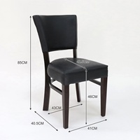 Chaise de salle à manger en bois massif nordique, design minimaliste moderne de haute qualité, personnalisable et rembourrée, pour restaurant et bureau