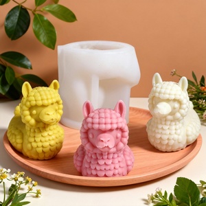 Alpaca Duck <b>Silicone</b> Mold DIY Cake <b>Baking</b> & Candle Making Mold Decoration Shaping Mold - Product Image 2