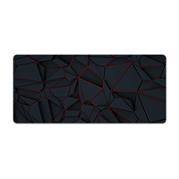 Tapis de souris de jeu style Cyberpunk E-sports, multi-tailles, avec bords renforcés, pour ordinateur, pour garçons, tapis de bureau épais, antidérapant, en caoutchouc naturel
