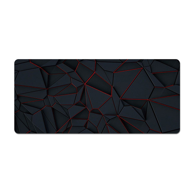 Cyberpunk E-sports Style Game Mouse Pad Multi-Size Lock Edge Boys Computer Desk Mat Thickened Non-slip Natural Rubber