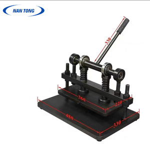 เครื่องตัดแบบแมนนวลหนานทง ขนาด 480x330x360 มม. ปรับความสูงของแม่พิมพ์ได้ สำหรับงานเจาะกระดาษและหนัง - Product Image 1