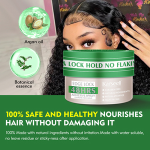 Pomada de cera para el cabello <span class=keywords><strong>Karseell</strong></span>, orgánica, natural, duradera y no aceitosa, con control de bordes - Product Image 3