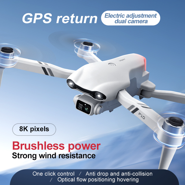 4DRC Professional HD Aerial Drone Screen RC GPS Auto Return Brushless Motor Quadcopter