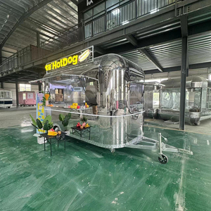 Remorque de restauration personnalisée, remorque de camion de restauration mobile en acier inoxydable pour pizza, hamburger et hot dog - Product Image 1