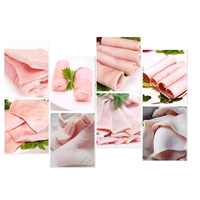 Éplucheuse industrielle automatique de peau de porc pour boulettes de viande avec moteur, capacité 105 kg, roulettes mobiles, facile à nettoyer