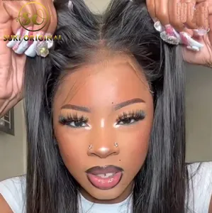 SUKI Glueless Wig Human Hair 6x4 Ready To Wear And Go Wig For Black Women Precut 13x6 Glueless Hd Frontal Lace Front Wigs