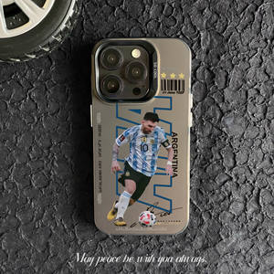 Football Messi <span class=keywords><strong>Ronaldo</strong></span> Design Couverture Peinture Impression Sublimation Étui pour téléphone portable pour iPhone 11 12 13 14 15 16 17Pro Max - Product Image 4