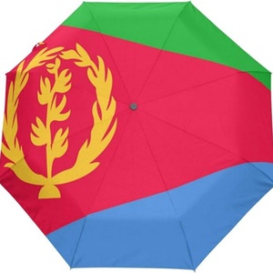 2024 US American Flag Promotional Three-Fold Nylon Pongee Custom Logo Digital Printing Hanging Folding <b>Umbrella</b> for Automotive - Product Image 6