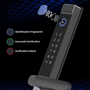 Cerradura Inteligente Vertexis de Alta Calidad, de Aluminio, Diseño Delgado, con Huella Dactilar, Contraseña, Desbloqueo por WiFi Tuya, Control por Aplicación en la Nube, Grado C - Product Image 4