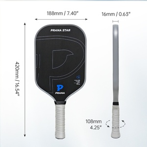 Raquette de pickleball en fibre de carbone T700, surface mate, pressée à chaud, pour jeu offensif, vente en gros directe usine - Product Image 5