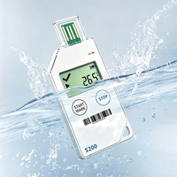 Potmagic S200 USB LCD 0.1C Registrador de Datos de Temperatura con Informe PDF -30~70 IP65 ODM/OEM Logo Plástico Resistente al Frío 1 Año de Garantía
