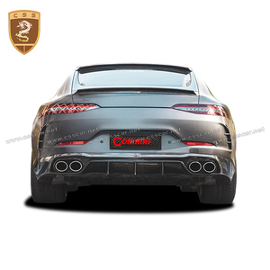 Kit carrosserie style Commas en fibre de carbone sèche pour AMG GT50 : Lame de pare-chocs avant, Cache d'admission d'air, Jupes latérales arrière - Product Image 4