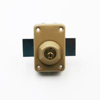Serrure de jante de porte tigre de cylindre en laiton massif de couleur personnalisée robuste de haute qualité avec double pêne dormant étanche pour un usage domestique