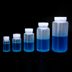 O'Kayme Plastic Wide Mouth Bottle <b>Pp</b> Cylindrical Transparent Reagent Bottle Laboratory Use - Product Image 3