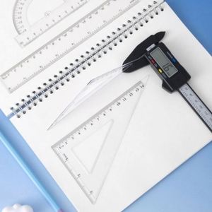 Lot de 4 règles en plastique épaisses pour étudiants, 10/20/30 cm, vente en gros d'usine, best-seller - Product Image 4