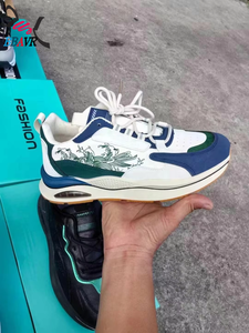 Chaussures de sport mixtes en gros, tendance mode, semelle souple, ultralégères, amorties, pour la course, avec empeigne en maille - Product Image 4