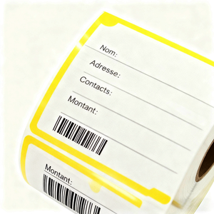 Étiquettes thermiques personnalisables pour emballages de repas préparés, résistantes à l'huile, de qualité alimentaire, autocollantes, en papier thermique, promotionnelles pour l'épicerie - Product Image 2