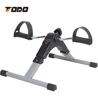 Mini vélo d'appartement portable en acier avec écran LCD, pliable, pour exercices des jambes et des bras, garantie 2 ans