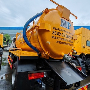 รถบรรทุกดูดสิ่งปฏิกูลแบบสุญญากาศ FAW 4x2 7CBM สำหรับดูดตะกอนในบ่อเกรอะและขนส่งสิ่งปฏิกูลเพื่อสาธารณสุขในเขตเทศบาล - Product Image 3