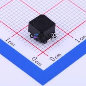 SKPSACE010 Tactile Switch SMD Switch Single Pole Single Throw Rectangle Button Vertical Mount 6.6mm - Product Image 1