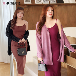 Happy Hut Cárdigan de manga larga con cuello en V para mujer, talla grande, corte holgado, chaqueta de punto fino, top Runqi N8762 - Product Image 5