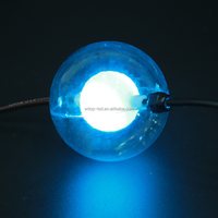 Guirlande lumineuse de Noël RGBW pleine couleur 24V IP66, CRI 90 élevé, boule de pixels 3D à 360 degrés, module de pixels LED 50 mm, hôtel, garantie 10 ans