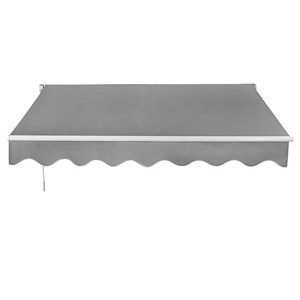 Toldo de techo de policarbonato de un solo tono para Patio, cubierta de piscinas de aluminio antioxidante, diseño moderno, vela impermeable blanca - Product Image 1